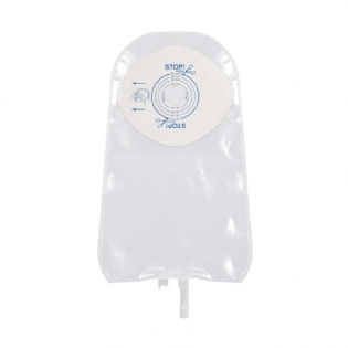 64927 Bolsa de Urostomia, Transparente, Drenável, Recortável 19 a 45mm  - (10 Unid) Active Life