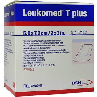 Curativo Leukomed T Plus; 5 x 7,2 cm (50 Unidades) BSN