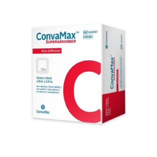 Curativo Convamax Super Absorvente Não Aderente 10cm x 10cm Convatec